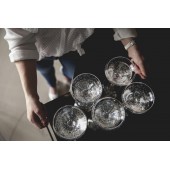 Champagner-Untertasse Bubbles Clear