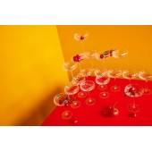 Champagner-Untertasse Opazität klar