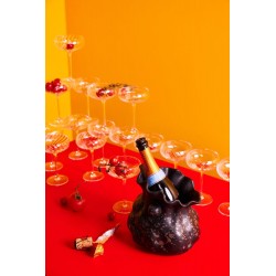 Champagner-Untertasse Opazität klar