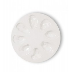 Servierteller Oyster White
