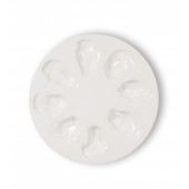 Servierteller Oyster White