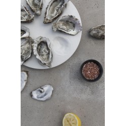 Servierteller Oyster White