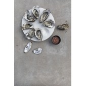 Servierteller Oyster White