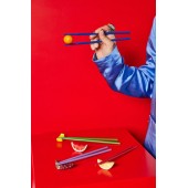 Essstäbchen-Set Yaki 4 Set/Box Blau/Grün/Flieder/Rot