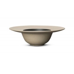 Suppenteller Fumiko Beige/Schwarz