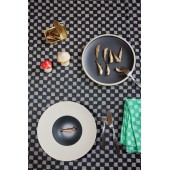 Suppenteller Fumiko Beige/Schwarz