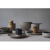 Kleiner Teller Fumiko Beige/Schwarz