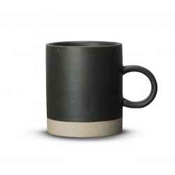 Becher Fumiko Schwarz/Beige