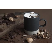 Becher Fumiko Schwarz/Beige