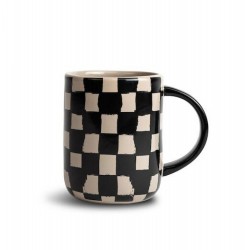 Tasse Liz Karo Schwarz/Beige