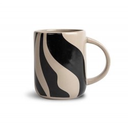 Tasse Liz Zebra Beige/Schwarz