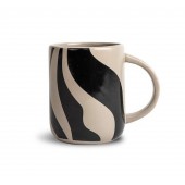 Tasse Liz Zebra Beige/Schwarz