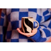Tasse Liz Zebra Beige/Schwarz