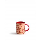 Tasse Liz Byon Rot/Aprikose