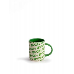 Tasse Liz Byon Weiß/Grün