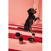 Tasse Swirl Schwarz/Beige