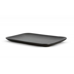Quadratischer Teller Blackroot Black