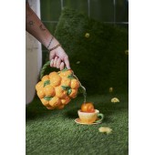 Tasse und Teller Mandarine Orange