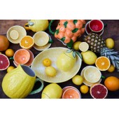 Schüssel Zitronenmarmelade Gelb