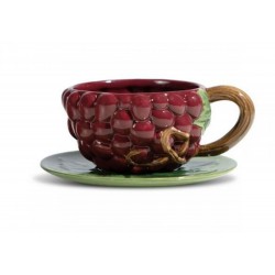 Tasse und Teller Grape Purple
