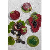 Tasse und Teller Grape Purple