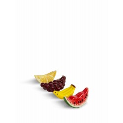 Essstäbchenhalter Früchte 4 Stück/Set Gelb/lila/rot