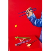 Essstäbchenhalter Früchte 4 Stück/Set Gelb/lila/rot