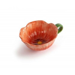 Tasse Mohn rot