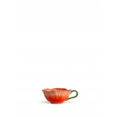Tasse Mohn rot