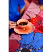 Tasse Mohn rot
