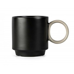 Tasse Noor Schwarz/Beige