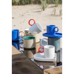 Espressotasse und Teller Niki Blue