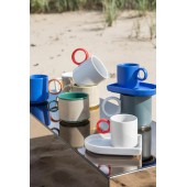 Espressotasse und Teller Niki Blue