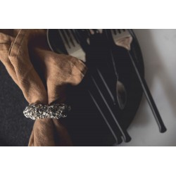 Serviettenring Minerale Silber