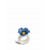 Serviettenring Mohn 2 Stück/Set Blau