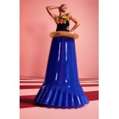 Vase Lori L Blau/Beige