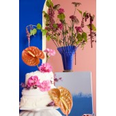 Vase Lori L Blau/Beige