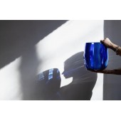 Vase Triton Blau