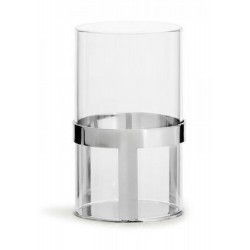Haltelaterne klein Klar/Silber
