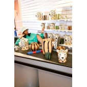 Vase Curlie Braun/Beige