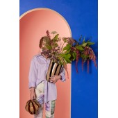 Vase Curlie Braun/Beige