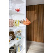 Vase Curlie Gelb/weiß