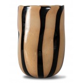 Vase Curt Schwarz/Beige