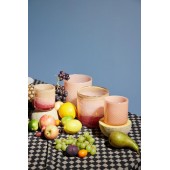 Kerzenhalter Calore verblasst XS Pink/Beige/Bordeaux