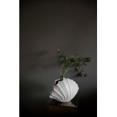 Vase Muschelweiß