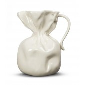 Vase Crumple Weiß
