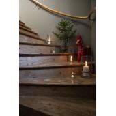 Haltevase groß Klar/Silber