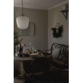 Haltevase groß Klar/Silber