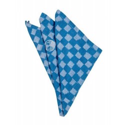 Baumwollserviette Checki 2 Stück/Set Blau