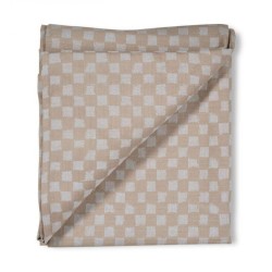 Baumwolltischdecke Checki Beige